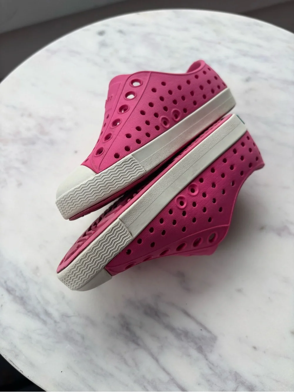 Native Jefferson Kids' Slip-On Shoes Size 5 C5 Hollywood Pink